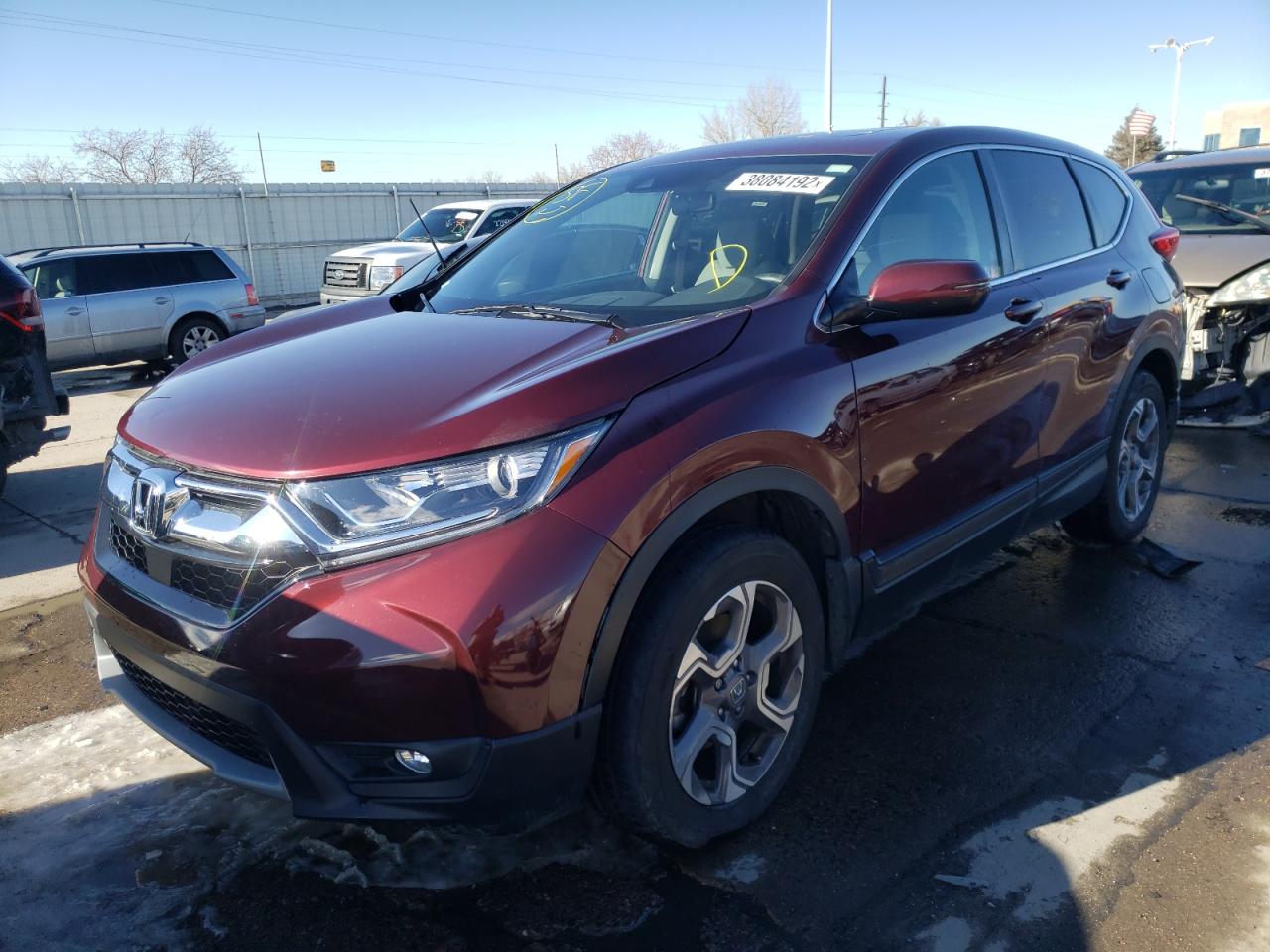 Photo 2 from auction – 2019 HONDA CR-V EX with VIN 7FARW2H5XKE033758