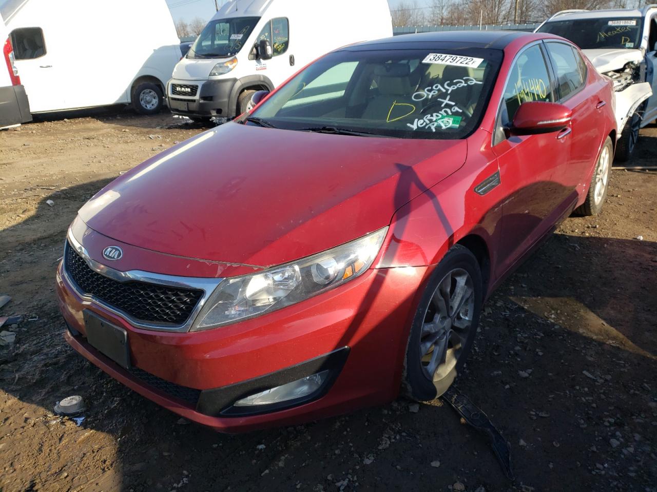 Photo 2 from auction – 2012 KIA OPTIMA EX with VIN 5XXGN4A76CG069622