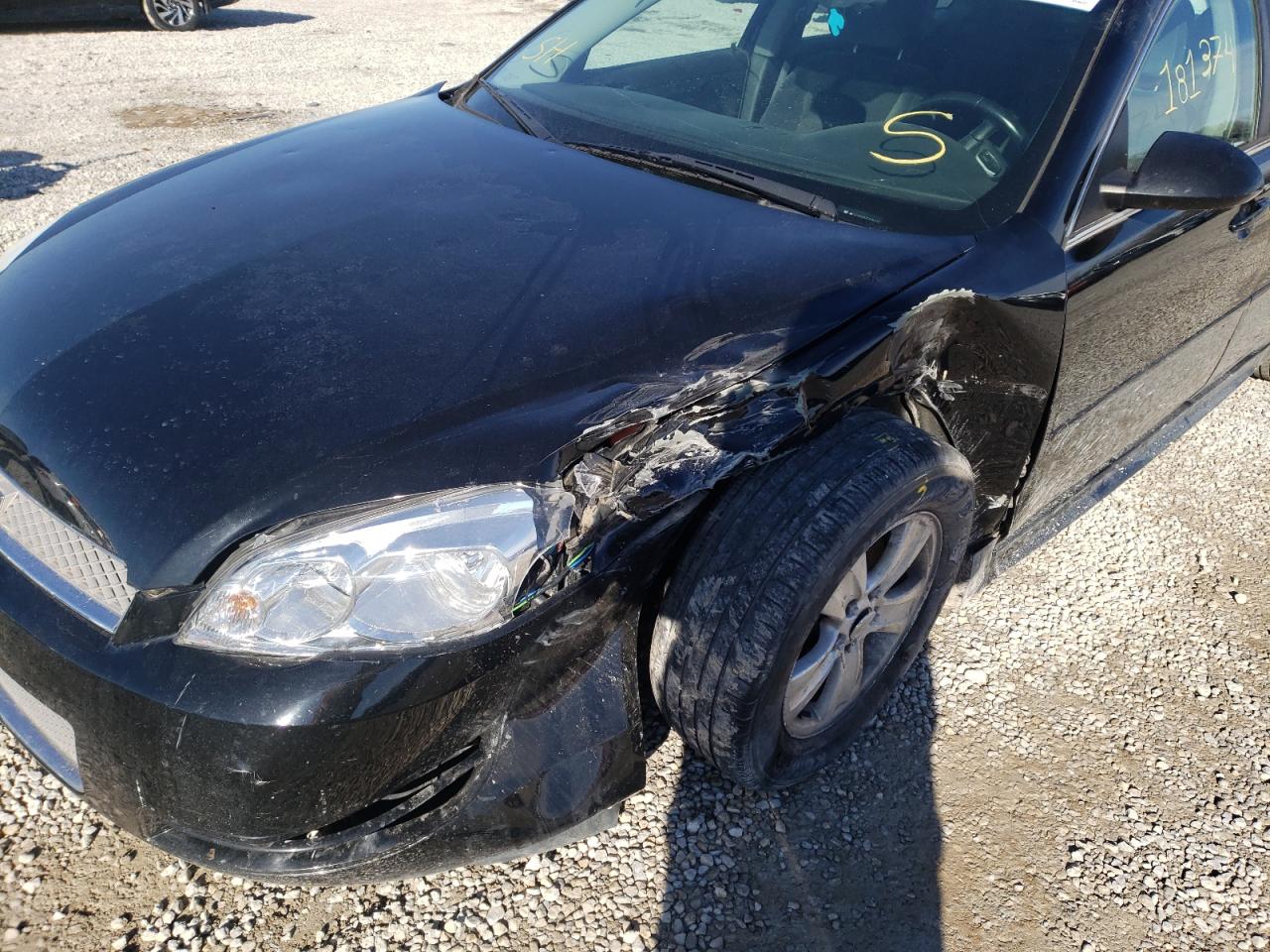 Photo 9 from auction – 2012 CHEVROLET IMPALA LS with VIN 2G1WA5E37C1252112