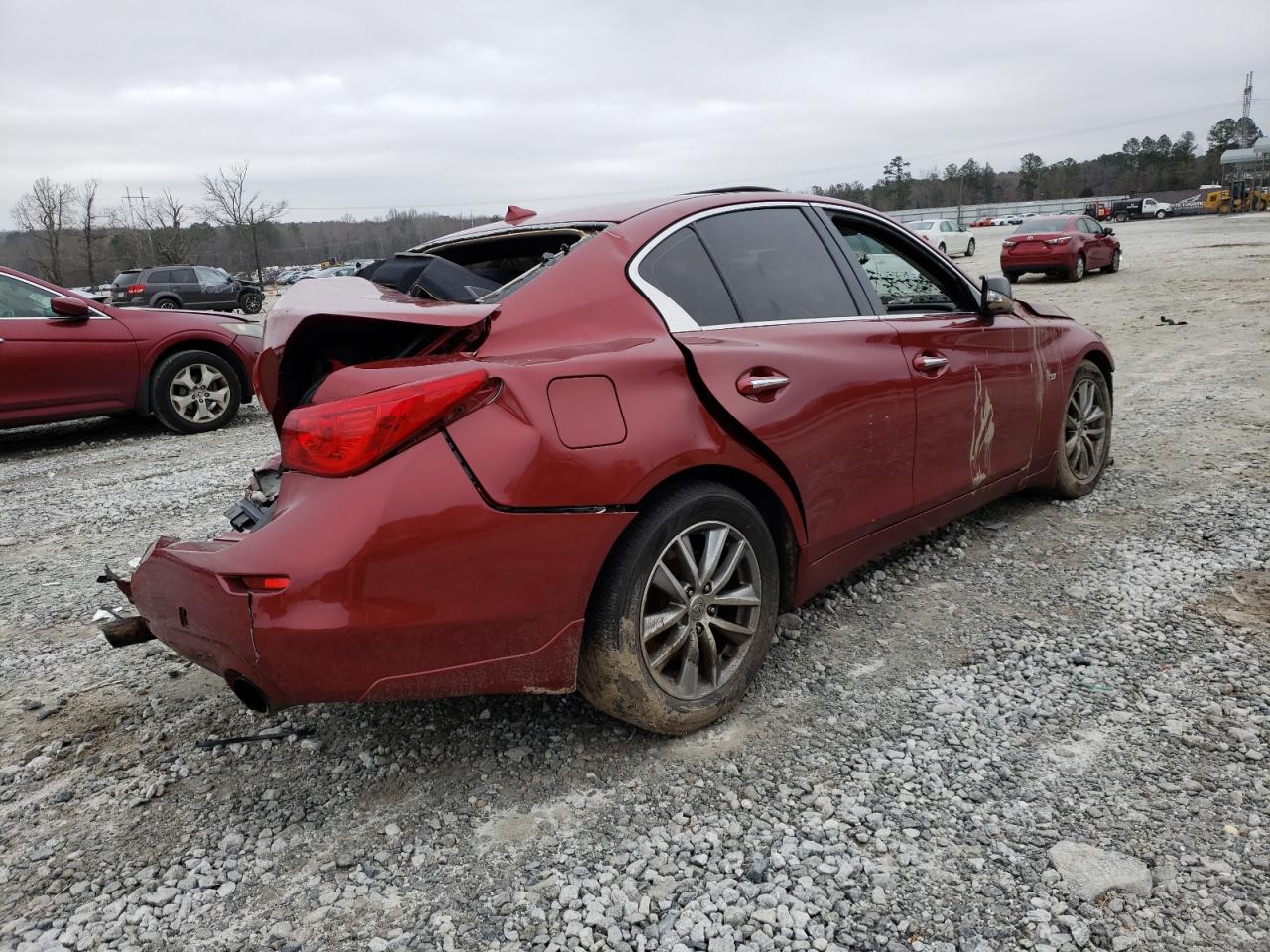 Photo 4 from auction – 2015 INFINITI Q50 BASE with VIN JN1BV7AP8FM331041