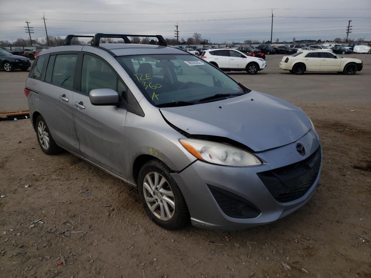 MAZDA 5 2012 with VIN JM1CW2BLXC0105728 - Photo from auction