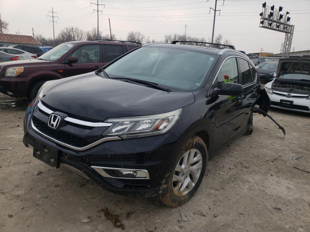 Photo 2 from auction – 2016 HONDA CR-V EXL with VIN 2HKRM4H79GH605944