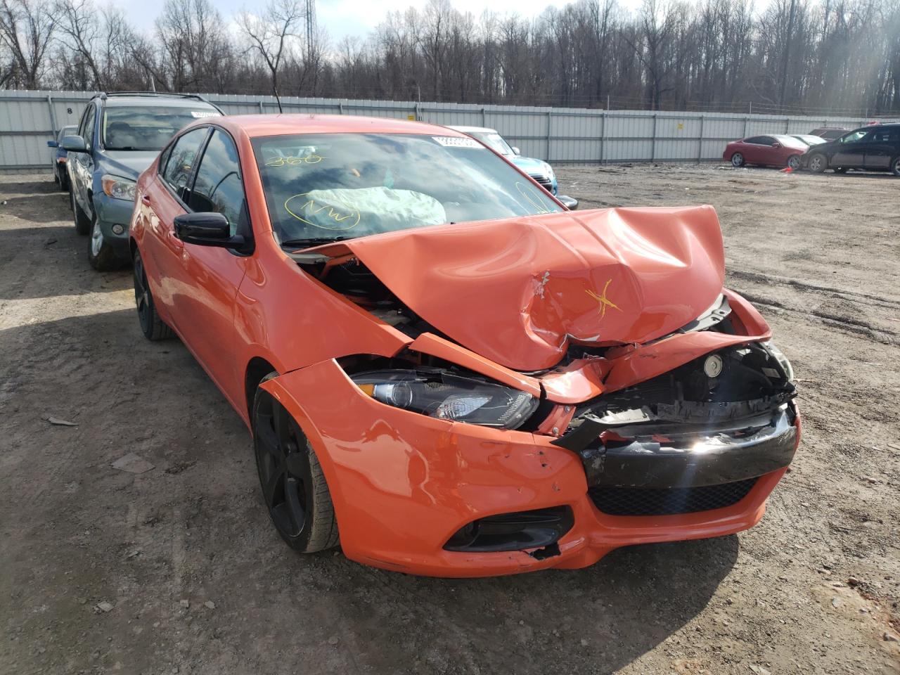 DODGE DART SXT 2015 with VIN 1C3CDFBB4FD315697 - Photo from auction