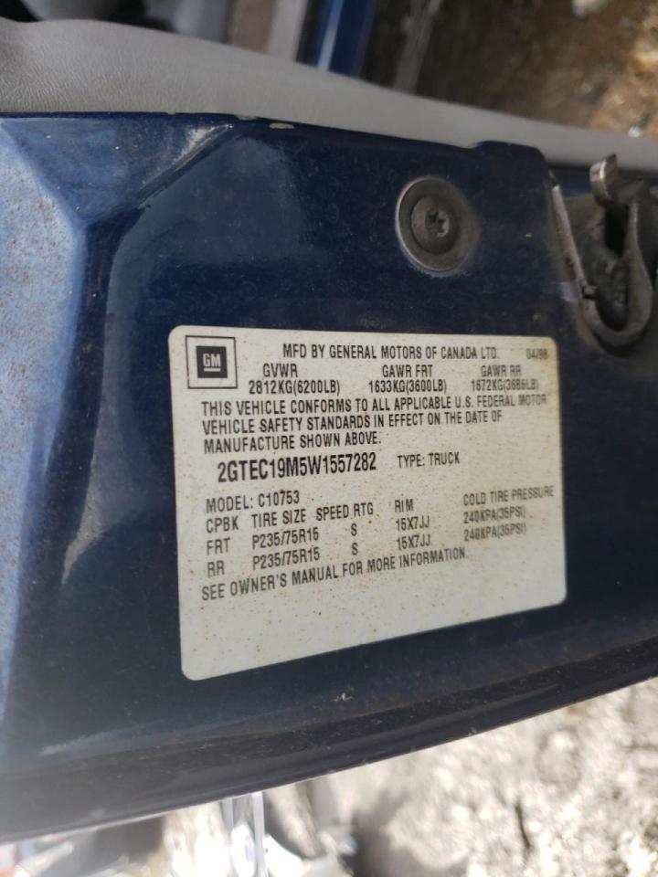 Photo 10 from auction – 1998 GMC SIERRA C15 with VIN 2GTEC19M5W1557282