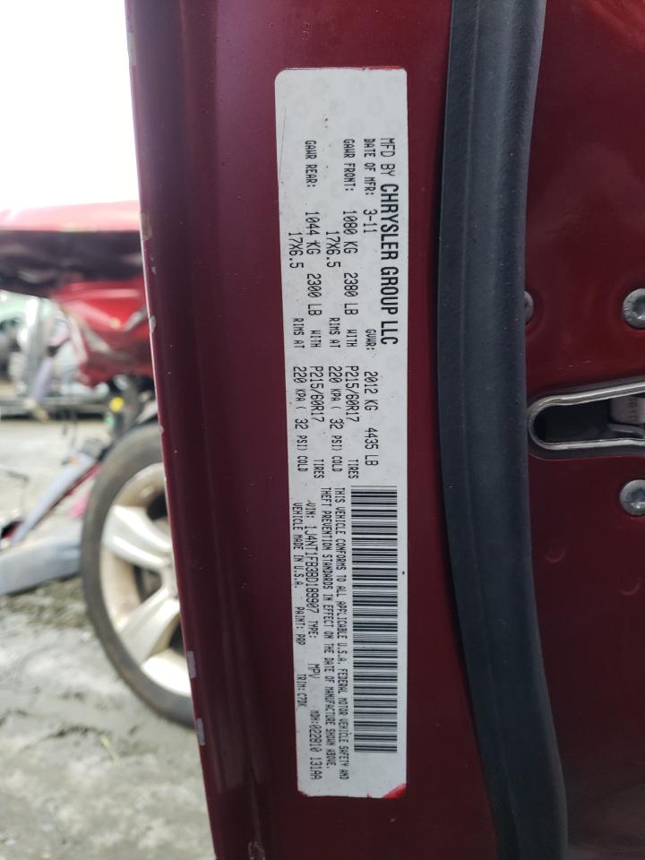 Photo 10 from auction – 2011 JEEP COMPASS SP with VIN 1J4NT1FB3BD189907