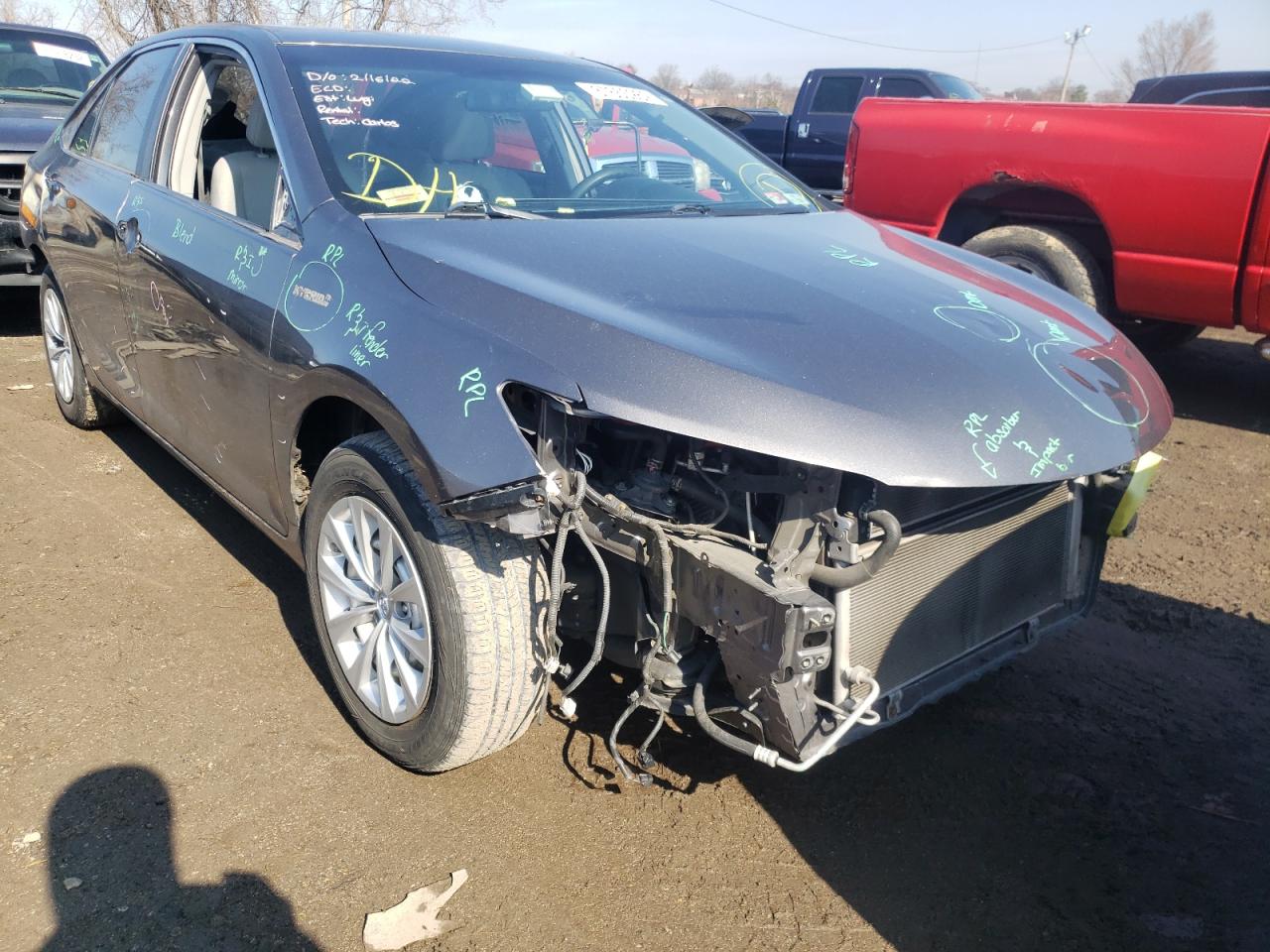 TOYOTA CAMRY HYBR 2016 with VIN 4T1BD1FK7GU179924 - Photo from auction