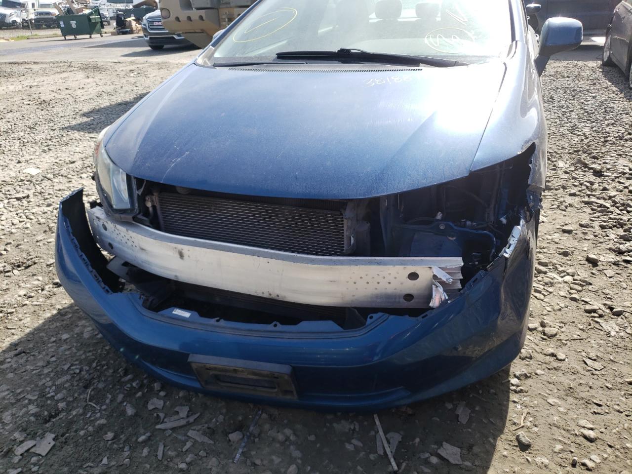 Photo 9 from auction – 2012 HONDA CIVIC LX with VIN 2HGFB2F50CH544731