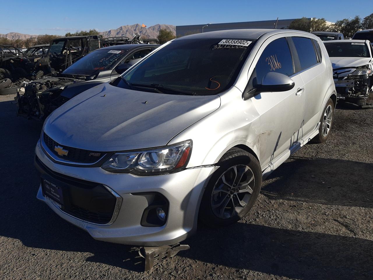 Photo 2 from auction – 2017 CHEVROLET SONIC LT with VIN 1G1JD6SH1H4137671