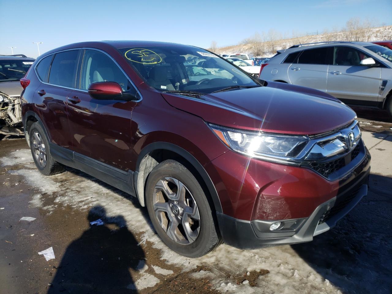 Photo 1 from auction – 2019 HONDA CR-V EX with VIN 7FARW2H5XKE033758