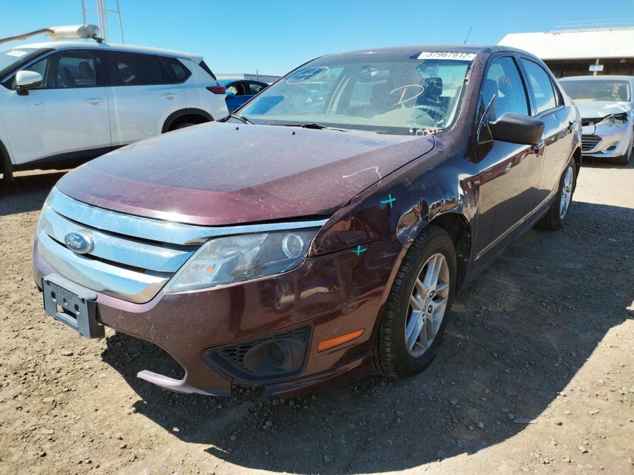 Photo 2 from auction – 2012 FORD FUSION S with VIN 3FAHP0GA5CR222928