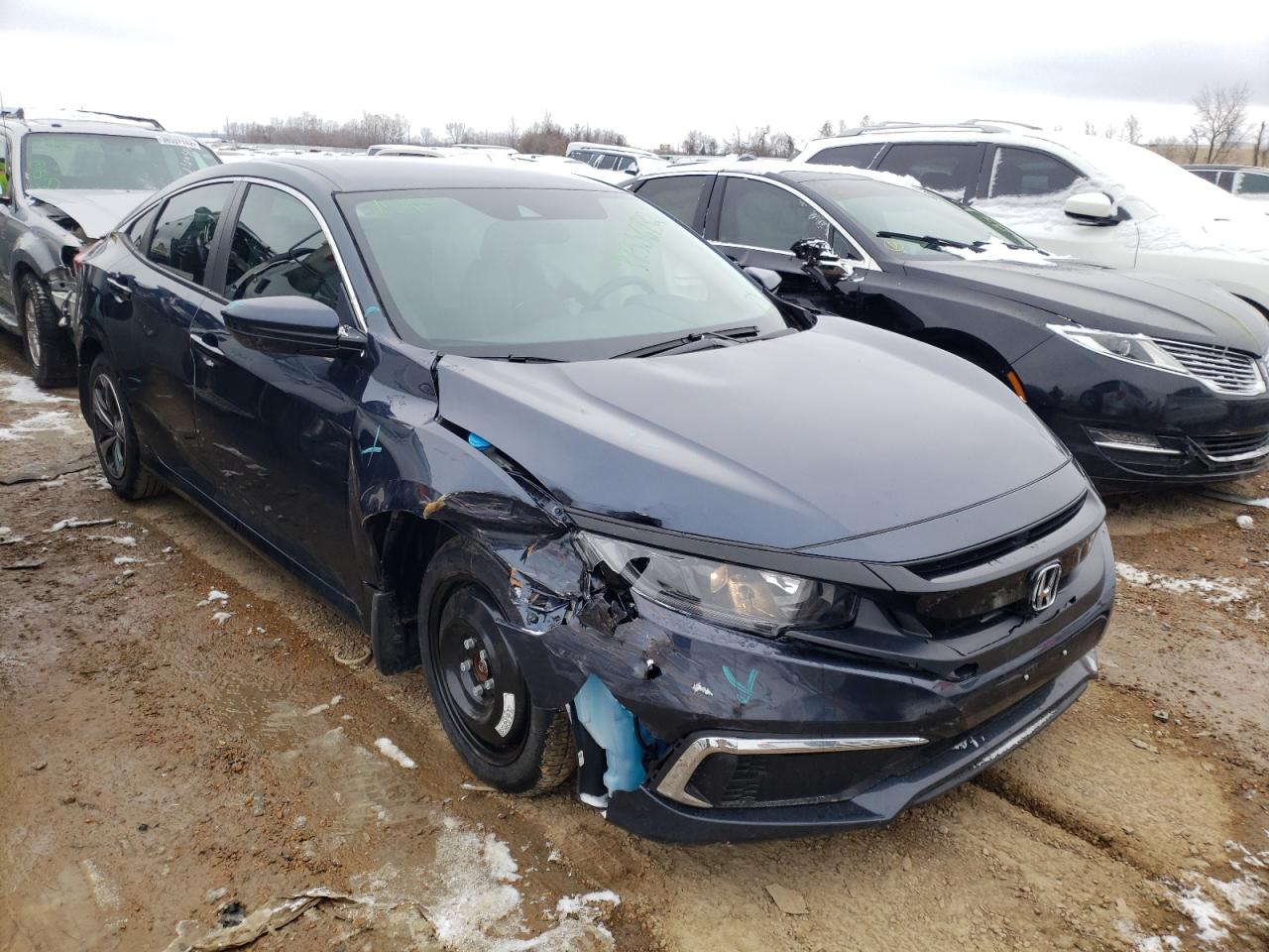 HONDA CIVIC LX 2020 with VIN 19XFC2F64LE026525 - Photo from auction