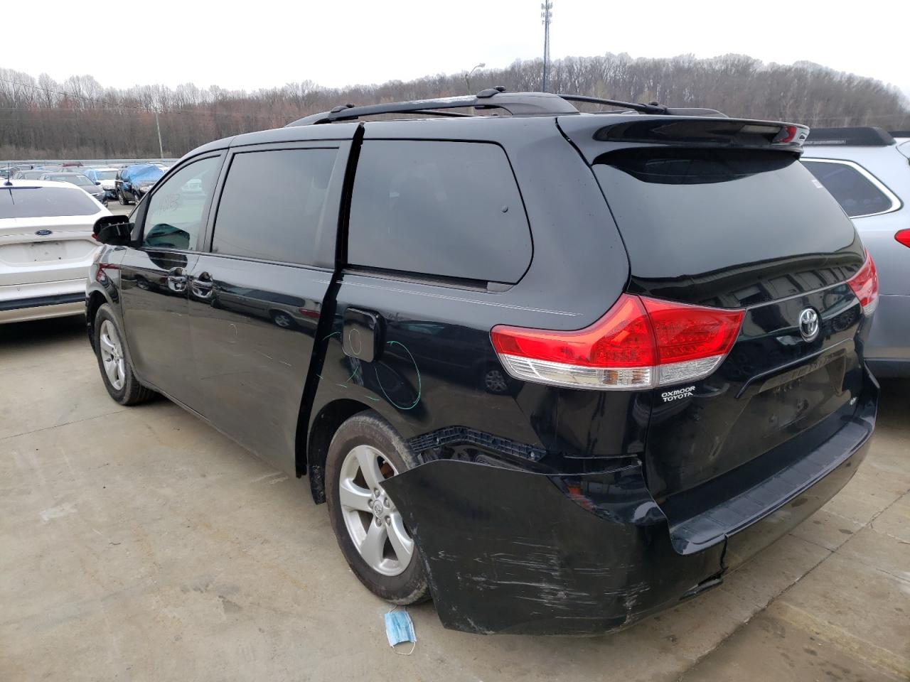 Photo 3 from auction – 2012 TOYOTA SIENNA LE with VIN 5TDKK3DC0CS208650