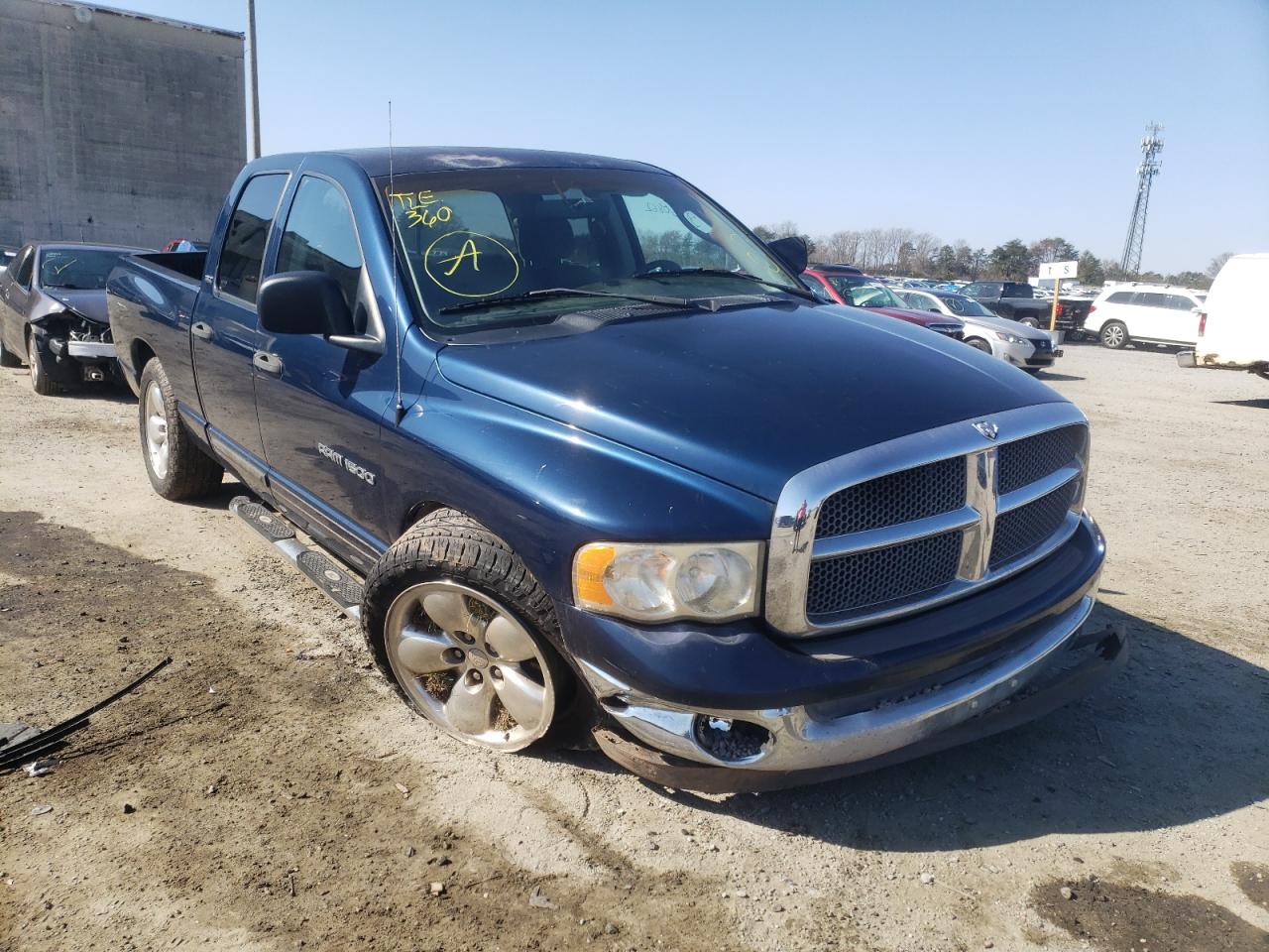DODGE RAM 1500 2002 with VIN 1D7HA18Z52J181205 - Photo from auction