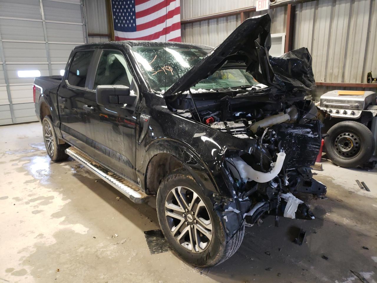 FORD F150 SUPER 2021 with VIN 1FTFW1E58MFA33107 - Photo from auction