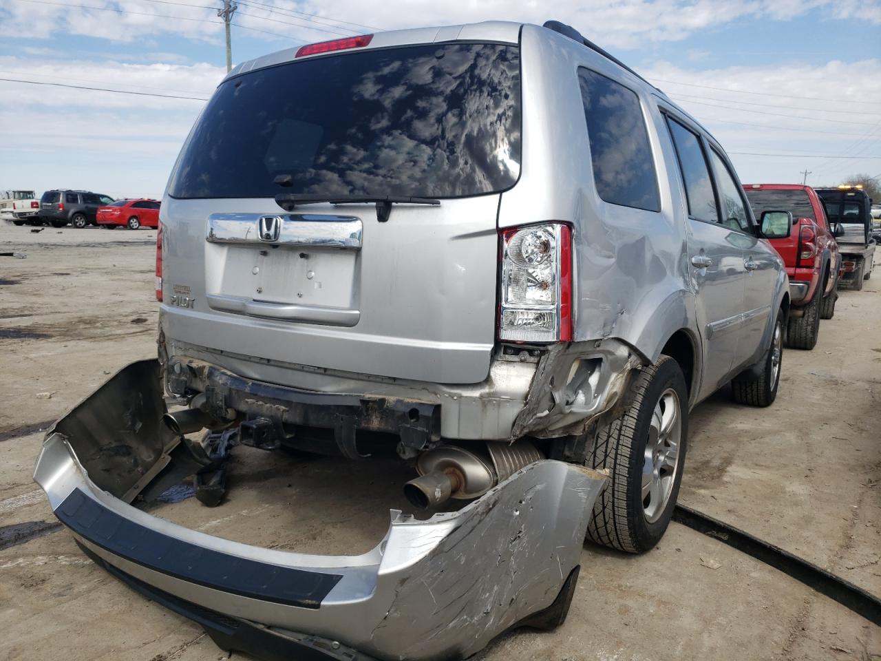 Photo 4 from auction – 2012 HONDA PILOT EXL with VIN 5FNYF3H53CB023541