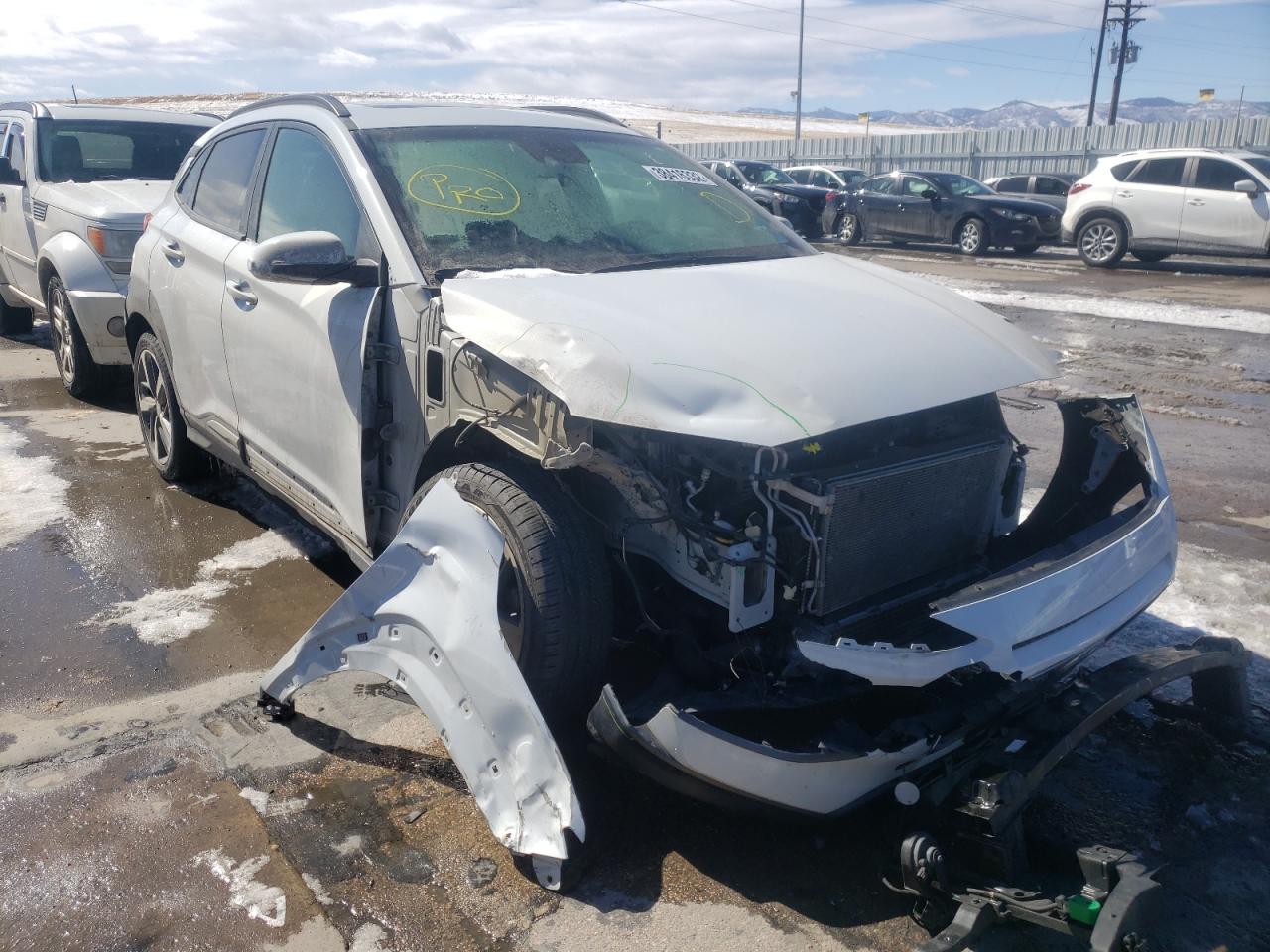 HYUNDAI KONA LIMIT 2019 with VIN KM8K3CA55KU222486 - Photo from auction