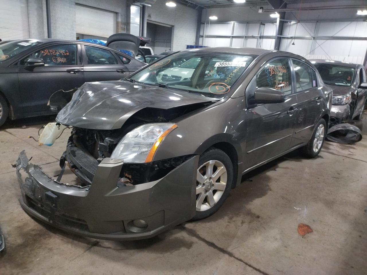 Photo 2 from auction – 2008 NISSAN SENTRA 2.0 with VIN 3N1AB61E48L625529