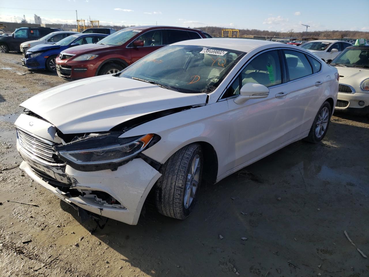 Photo 2 from auction – 2017 FORD FUSION SE with VIN 3FA6P0HD3HR264277