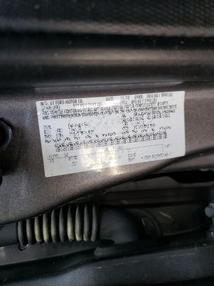 Photo 10 from auction – 2013 FORD FOCUS SE with VIN 1FADP3F27DL185942