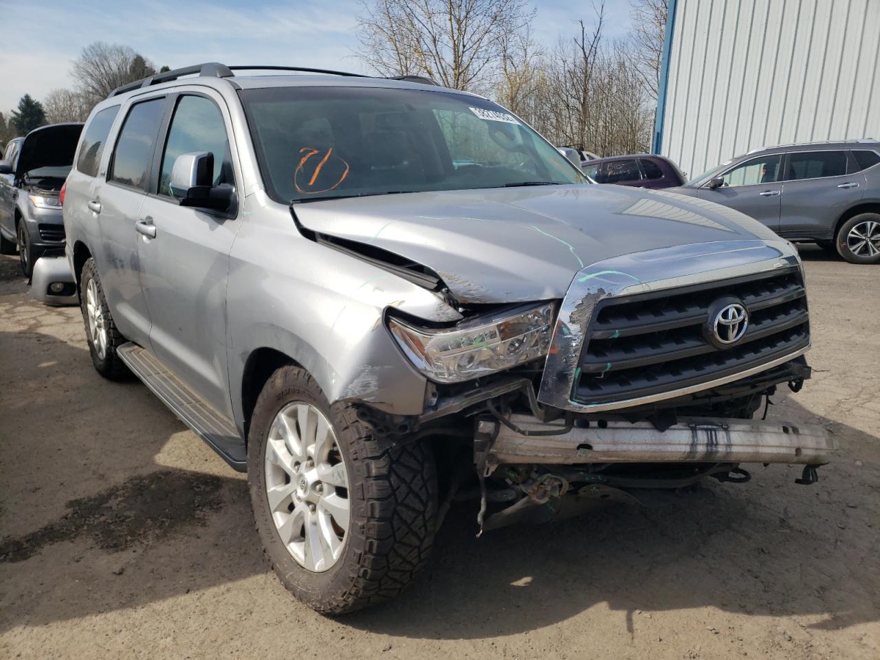 TOYOTA SEQUOIA SR 2008 with VIN 5TDBY64A98S006167 - Photo from auction