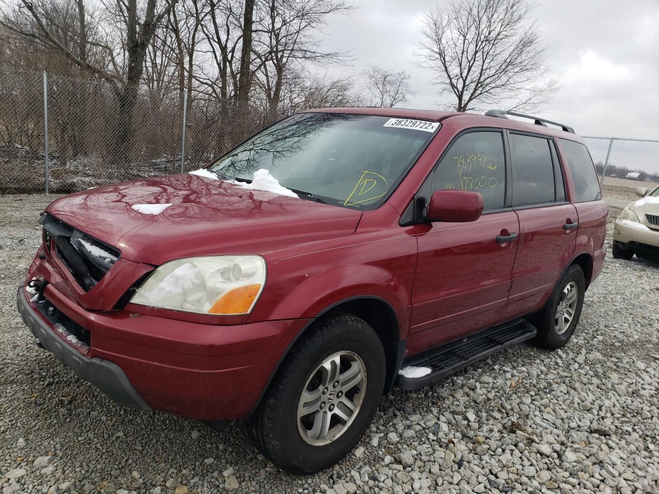 Foto 2 de la subasta – 2005 HONDA PILOT EXL con VIN 5FNYF18555B034872