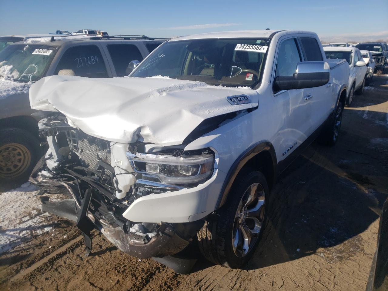 Photo 2 from auction – 2021 RAM 1500 LONGH with VIN 1C6SRFKM6MN799753
