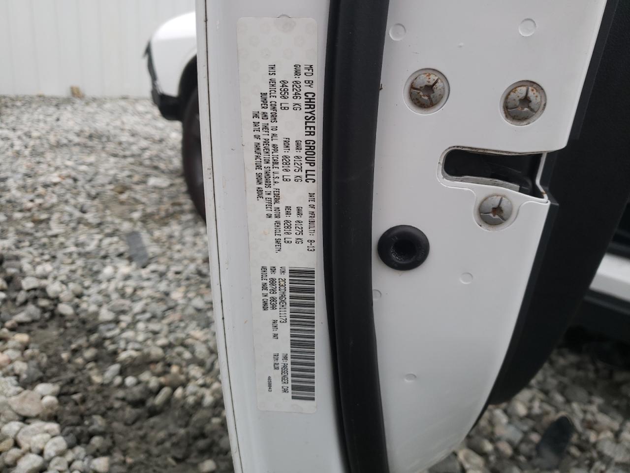 Photo 10 from auction – 2014 DODGE CHALLENGER with VIN 2C3CDYAGXEH111173