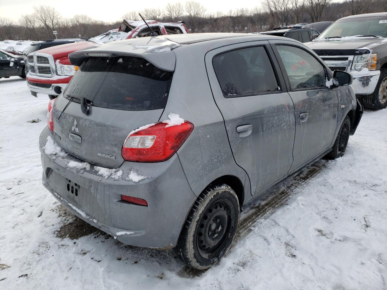Photo 4 from auction – 2017 MITSUBISHI MIRAGE ES with VIN ML32A3HJXHH011124