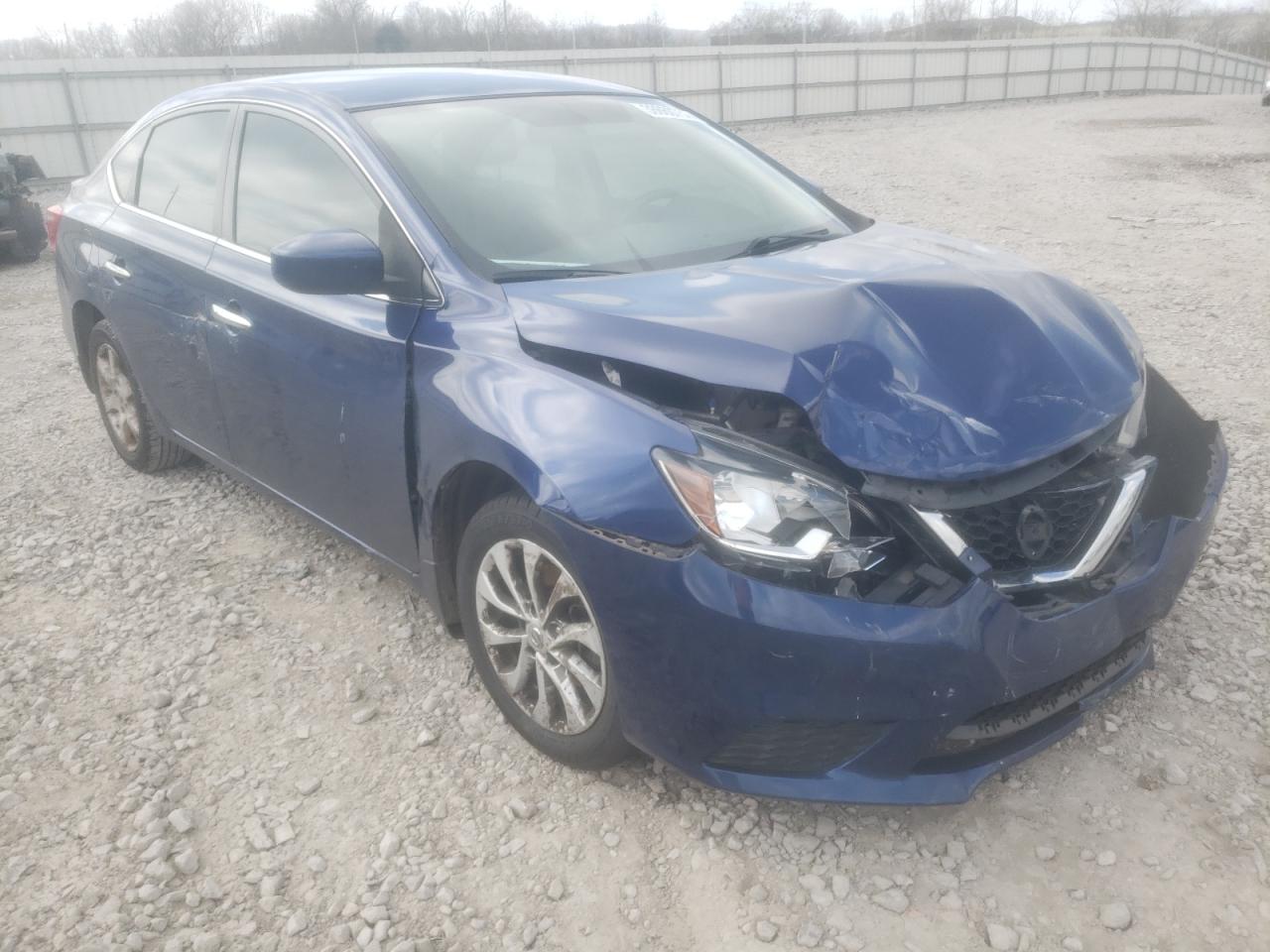 NISSAN SENTRA S 2018 with VIN 3N1AB7AP1JY293467 - Photo from auction