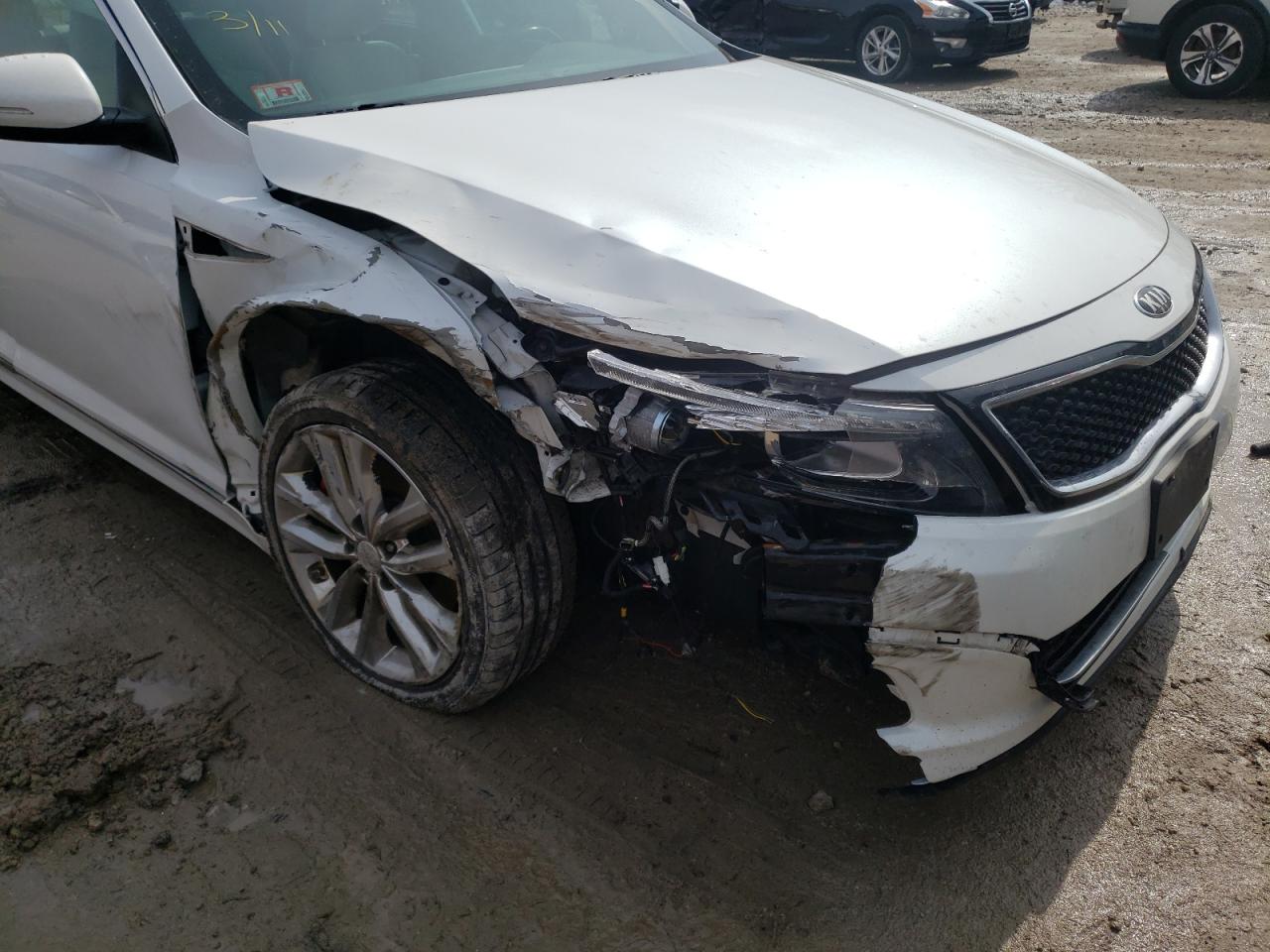 Photo 9 from auction – 2014 KIA OPTIMA SX with VIN 5XXGR4A6XEG277727
