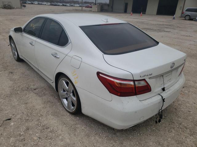 Photo 3 from auction – 2010 LEXUS LS 460 with VIN JTHBL5EF4A5091724
