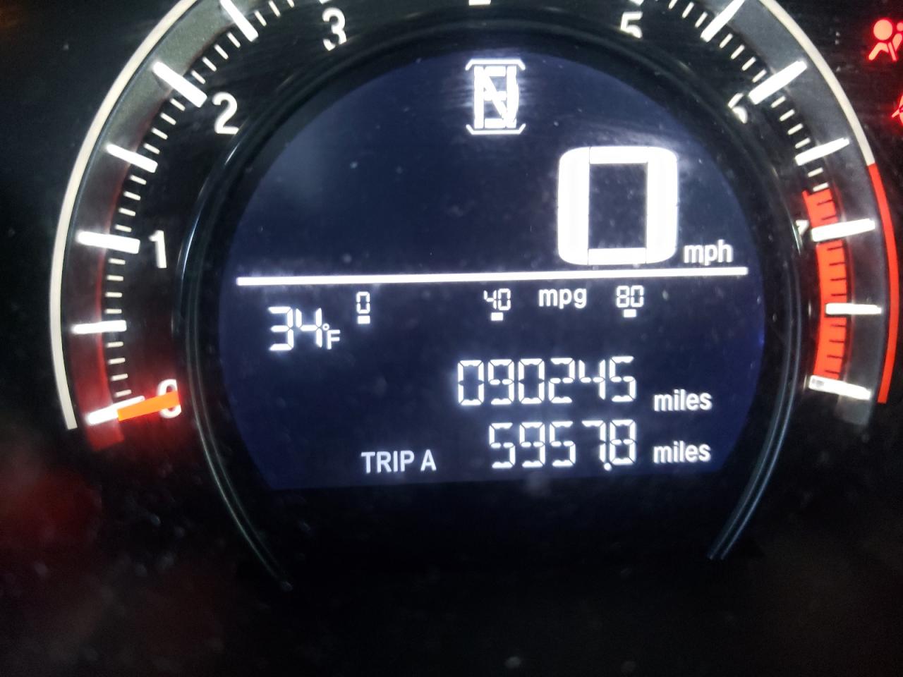 Photo 8 from auction – 2016 HONDA CIVIC LX with VIN 19XFC2F50GE236875