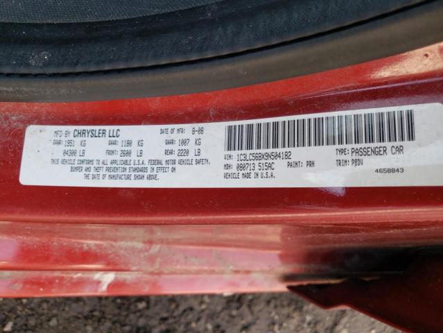Photo 10 from auction – 2009 CHRYSLER SEBRING TO with VIN 1C3LC56BX9N504182