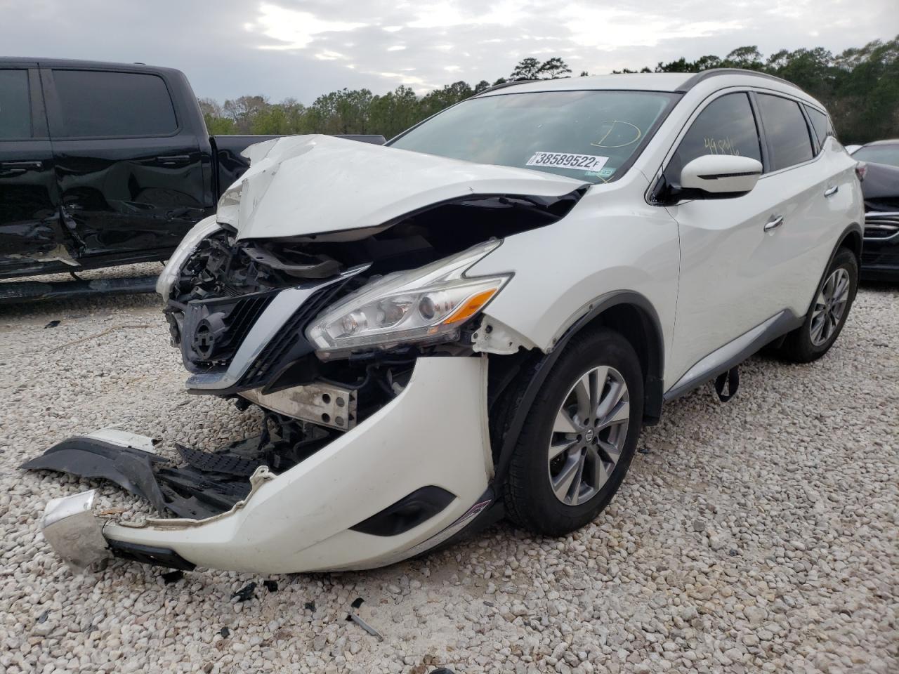 Photo 2 from auction – 2016 NISSAN MURANO S with VIN 5N1AZ2MG4GN126187