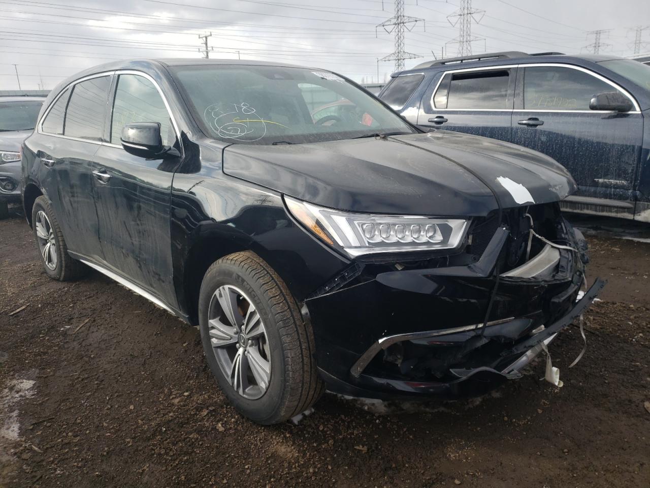 ACURA MDX 2019 with VIN 5J8YD4H35KL028540 - Photo from auction