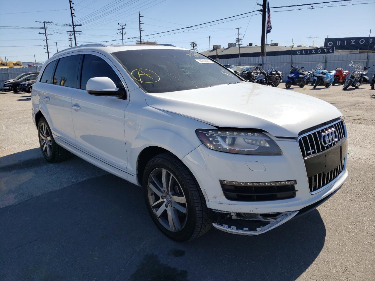 AUDI Q7 PREMIUM 2013 with VIN WA1LGAFE4DD015191 - Photo from auction