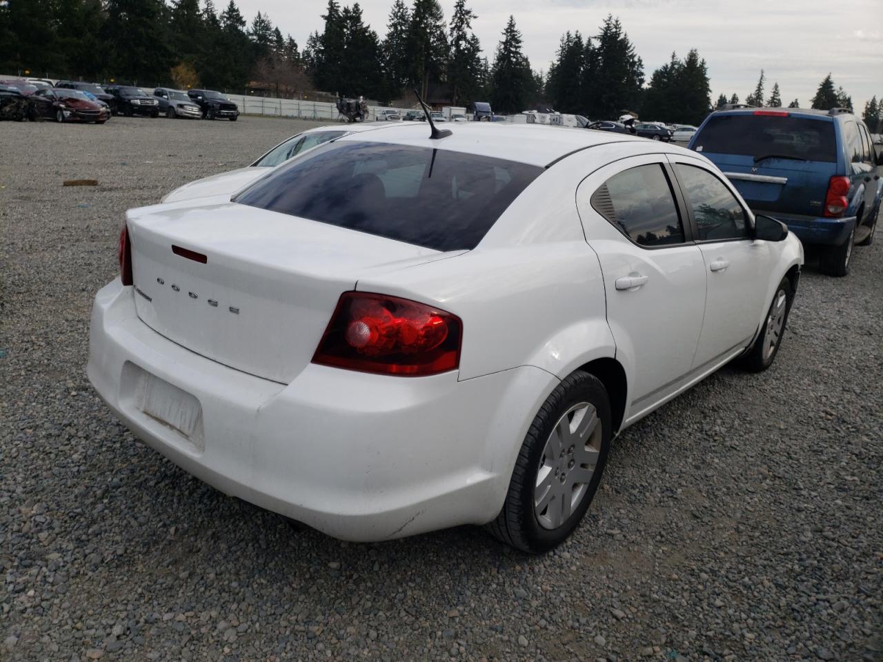 Photo 4 from auction – 2013 DODGE AVENGER SE with VIN 1C3CDZAB0DN677116