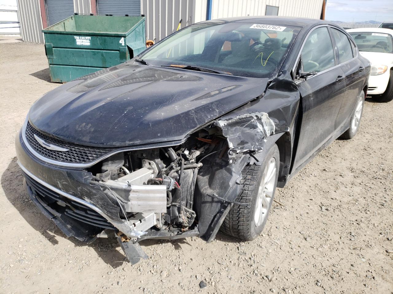 Photo 2 from auction – 2016 CHRYSLER 200 LIMITE with VIN 1C3CCCAB5GN149799