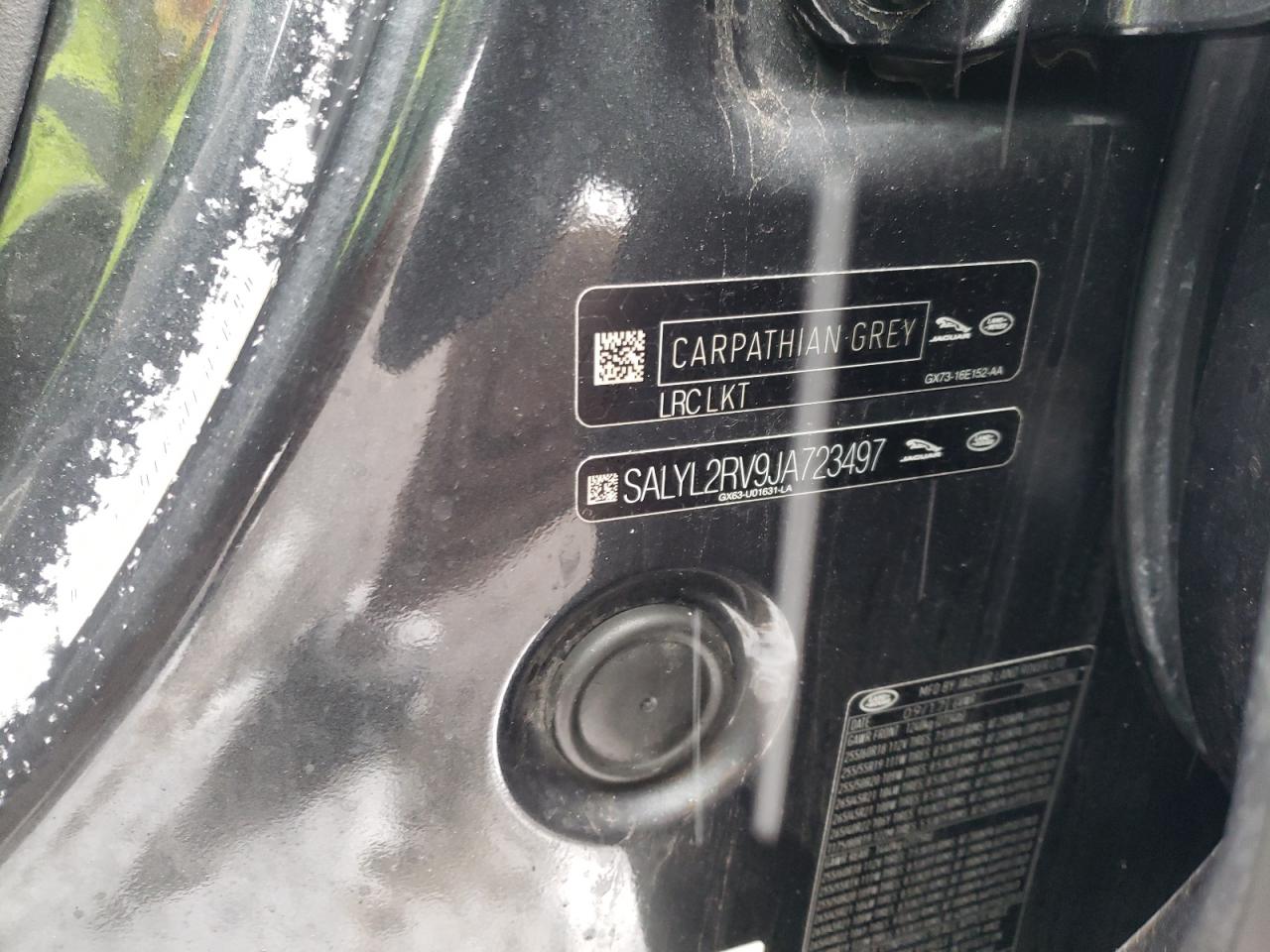 Photo 10 from auction – 2018 LAND ROVER RANGE ROVE with VIN SALYL2RV9JA723497