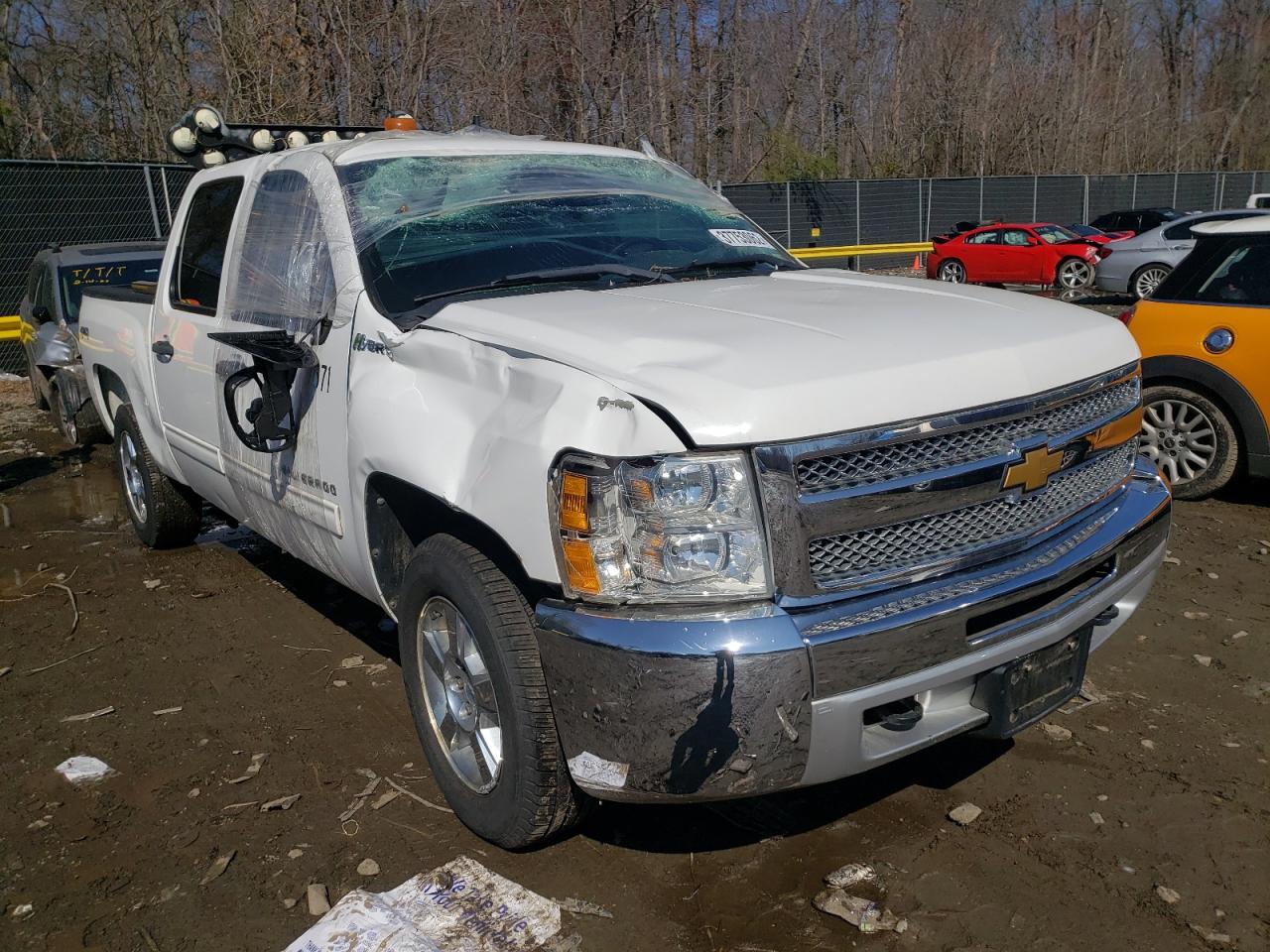 CHEVROLET SILVERADO 2012 with VIN 3GCUKUEJ2CG187603 - Photo from auction