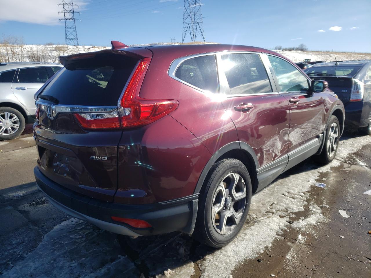 Photo 4 from auction – 2019 HONDA CR-V EX with VIN 7FARW2H5XKE033758