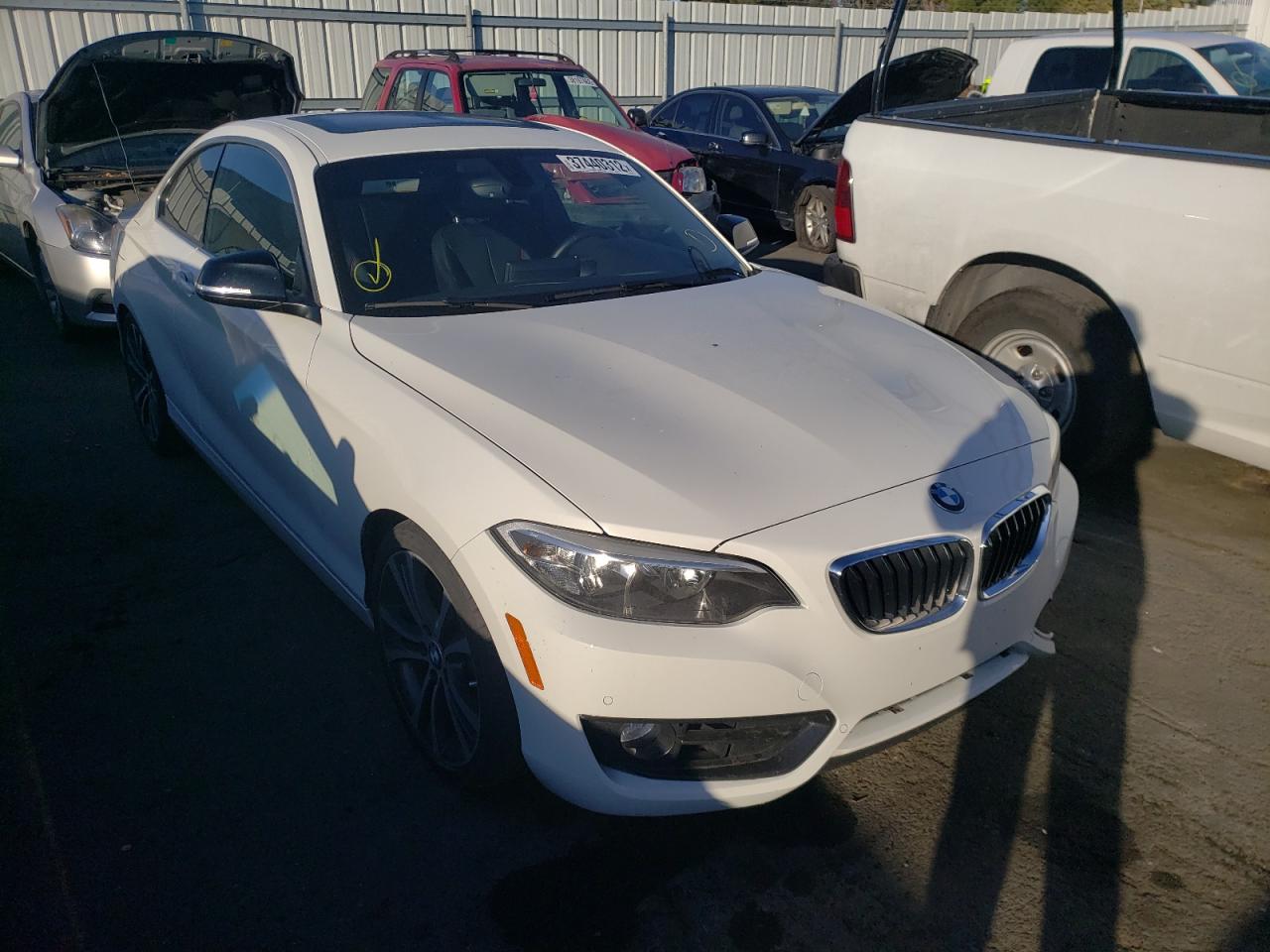 BMW 228 I 2014 with VIN WBA1F5C54EVV99726 - Photo from auction