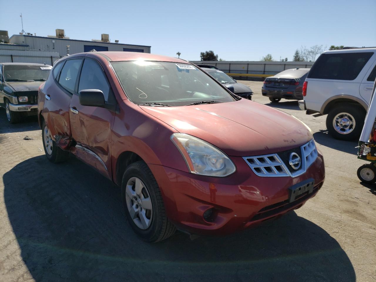 NISSAN ROGUE S 2013 with VIN JN8AS5MT2DW523303 - Photo from auction