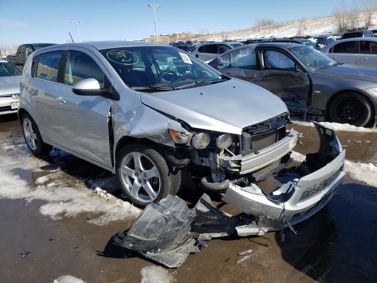 CHEVROLET SONIC LTZ 2015 with VIN 1G1JE6SB2F4107181 - Photo from auction