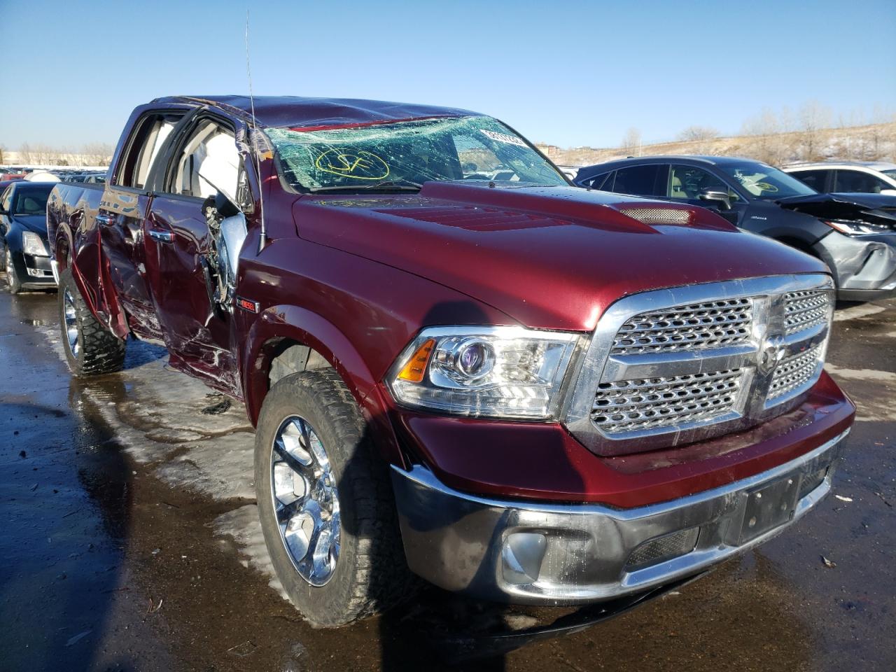 RAM 1500 LARAM 2016 with VIN 1C6RR7VM8GS253395 - Photo from auction