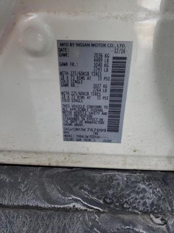 Photo 10 from auction – 2017 NISSAN ROGUE S with VIN 5N1AT2MT7HC767099