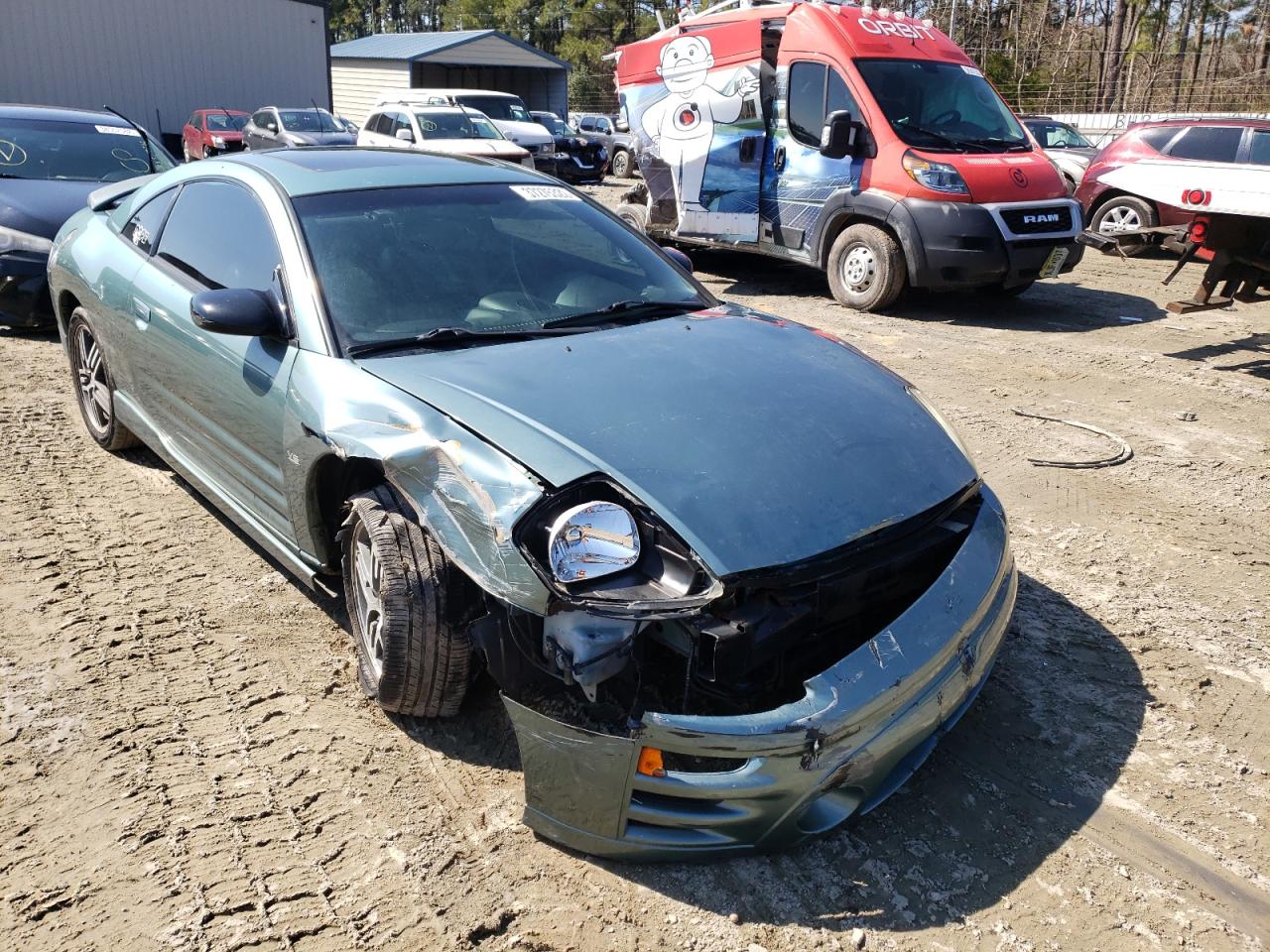 MITSUBISHI ECLIPSE GT 2004 with VIN 4A3AC74H64E054459 - Photo from auction