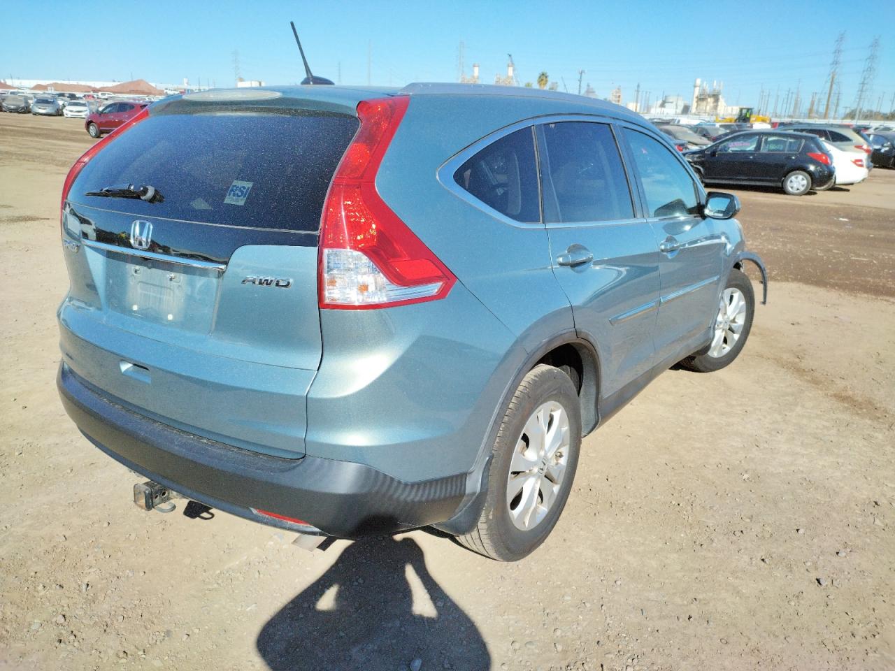 Photo 4 from auction – 2012 HONDA CR-V EXL with VIN 5J6RM4H70CL024235