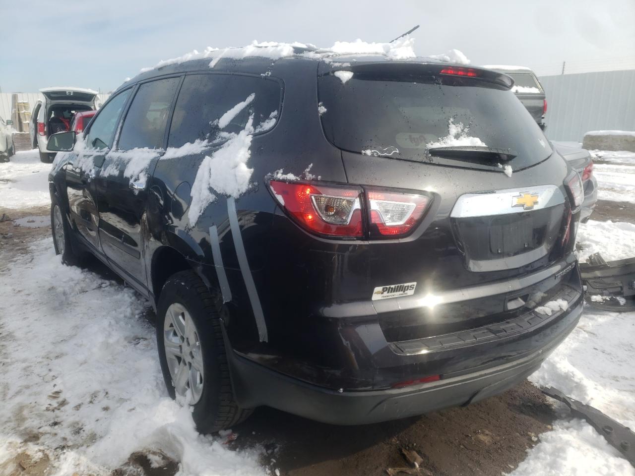 Photo 3 from auction – 2015 CHEVROLET TRAVERSE L with VIN 1GNKRFKD2FJ379353
