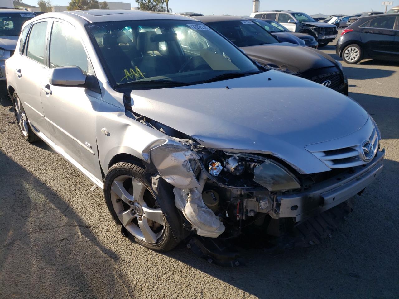 MAZDA 3 HATCHBAC 2006 with VIN JM1BK343861417622 - Photo from auction